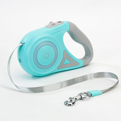 Retractable Automatic Spotlight Dog Leash Collar