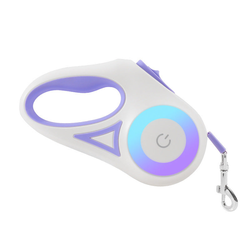 Retractable Automatic Spotlight Dog Leash Collar