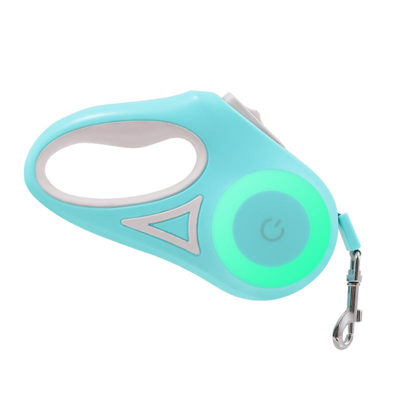Retractable Automatic Spotlight Dog Leash Collar
