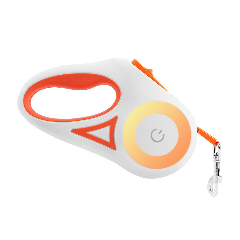 Retractable Automatic Spotlight Dog Leash Collar