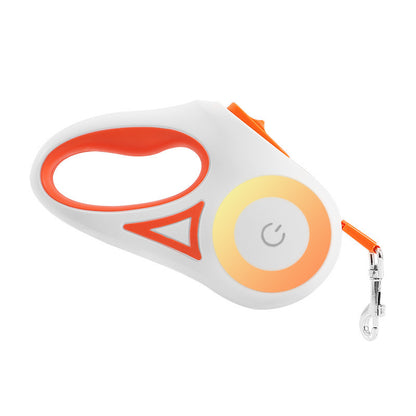 Retractable Automatic Spotlight Dog Leash Collar