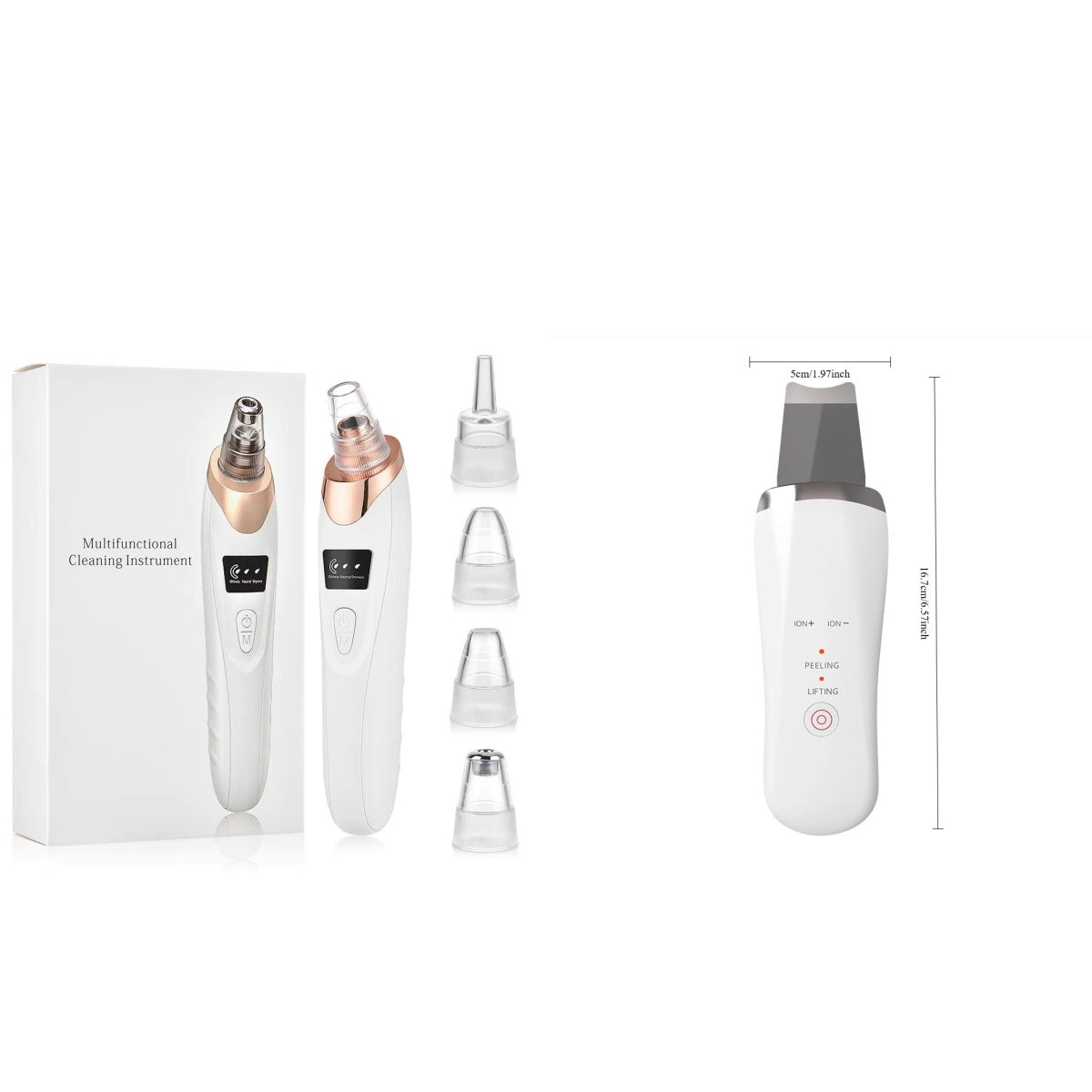 Electric Ultrasonic Face Skin Scrubber