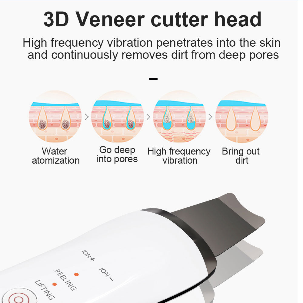 Electric Ultrasonic Face Skin Scrubber