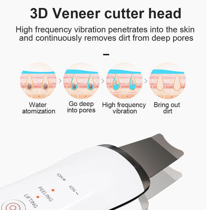Electric Ultrasonic Face Skin Scrubber